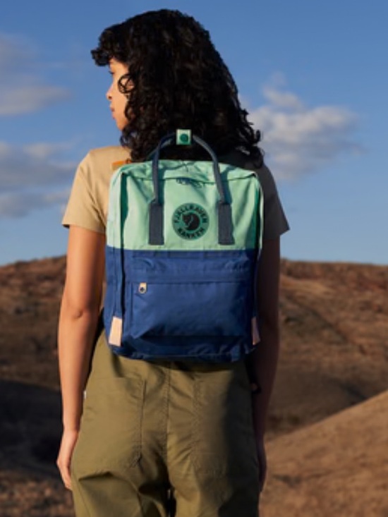 Fjallraven Handbags - Fjällräven Kånken Art Laptop Backpack in the Coast Line-Sky 15in Water Repellent